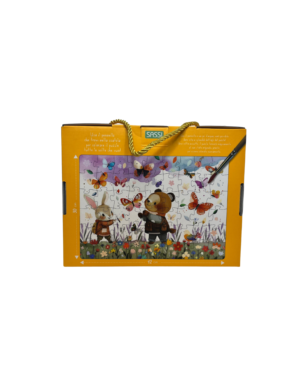 Magico puzzle da colorare- Le farfalle