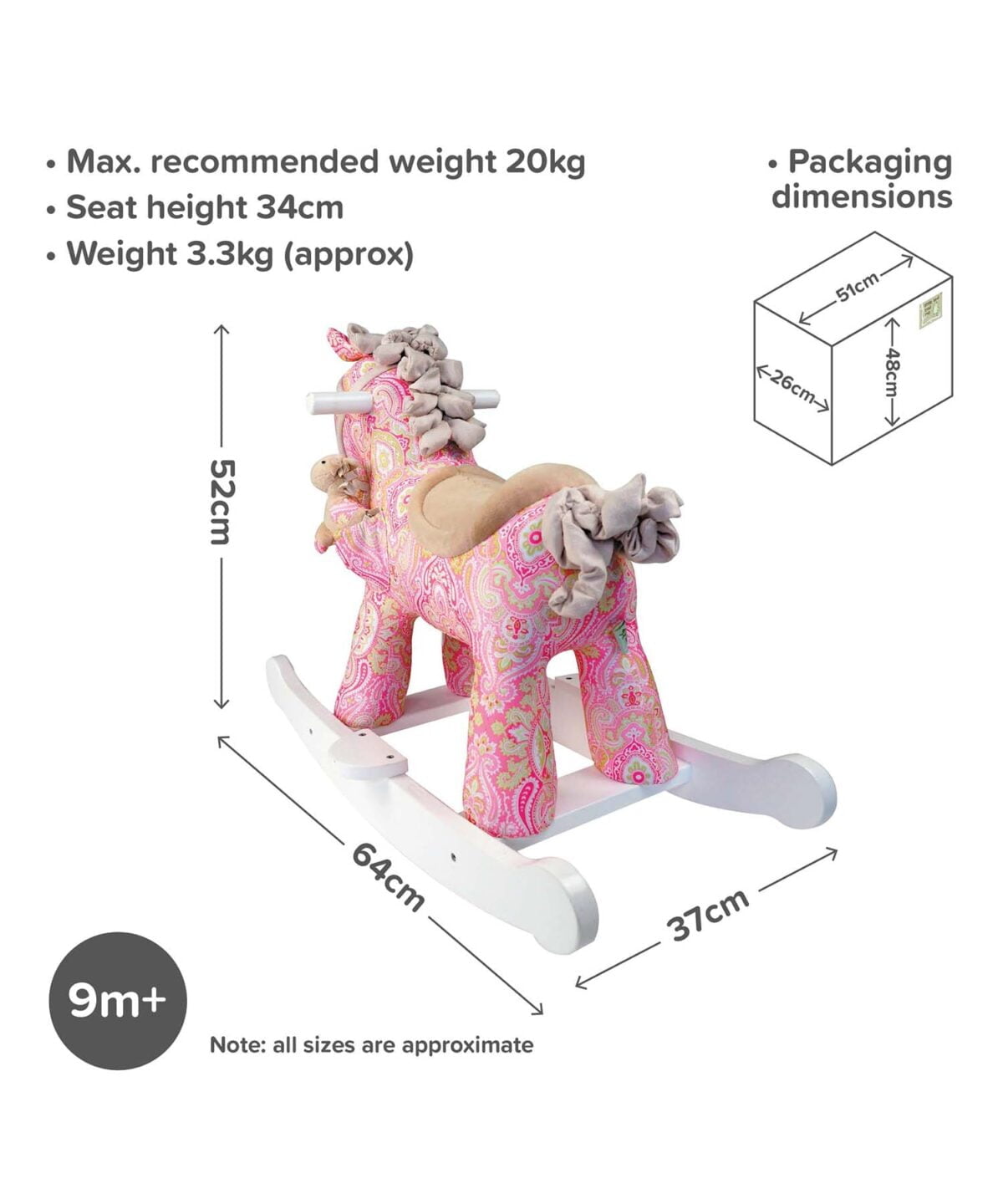 Pixie & Fluff- cavallo a dondolo