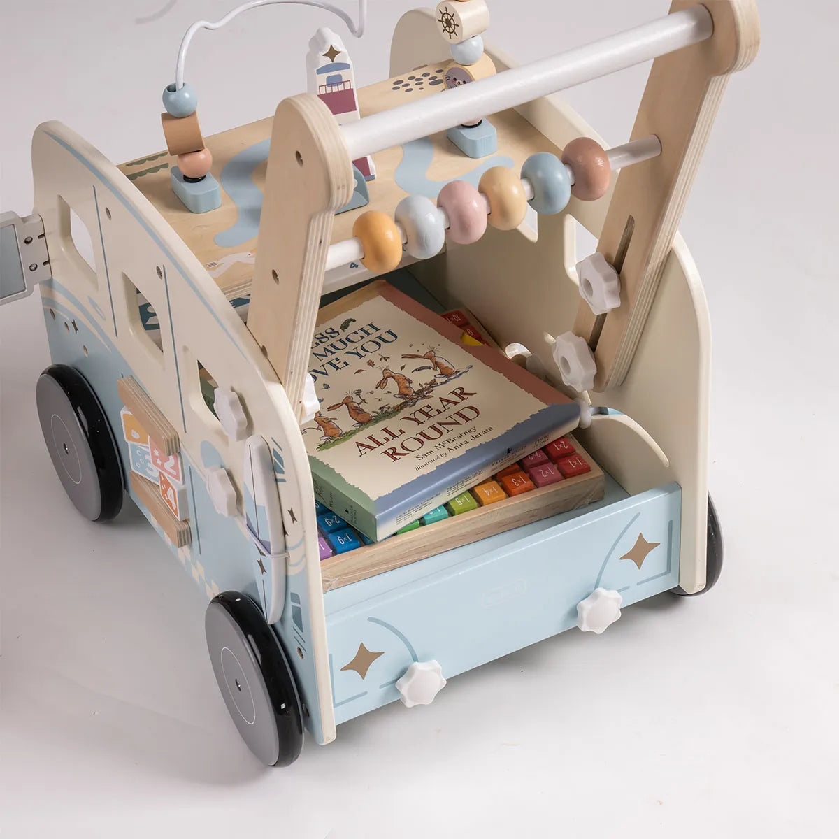 ROBUD Girello in legno per bambini - Vacaction Bus