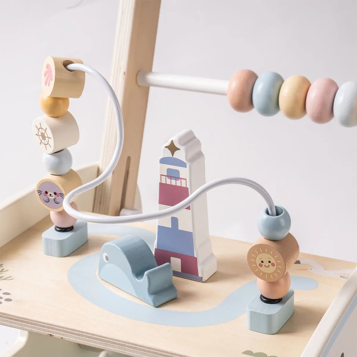 ROBUD Girello in legno per bambini - Vacaction Bus