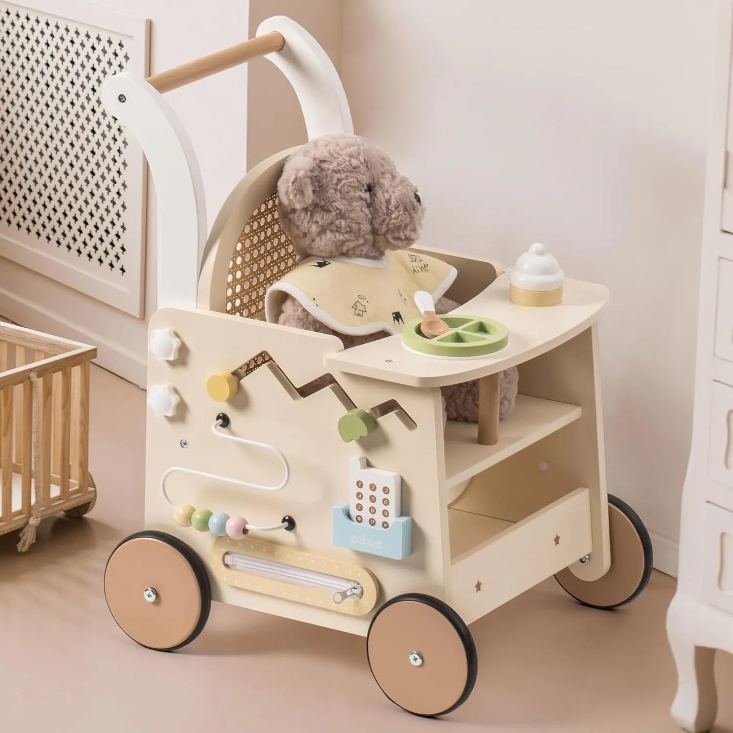ROBUD Girello in legno per bambini