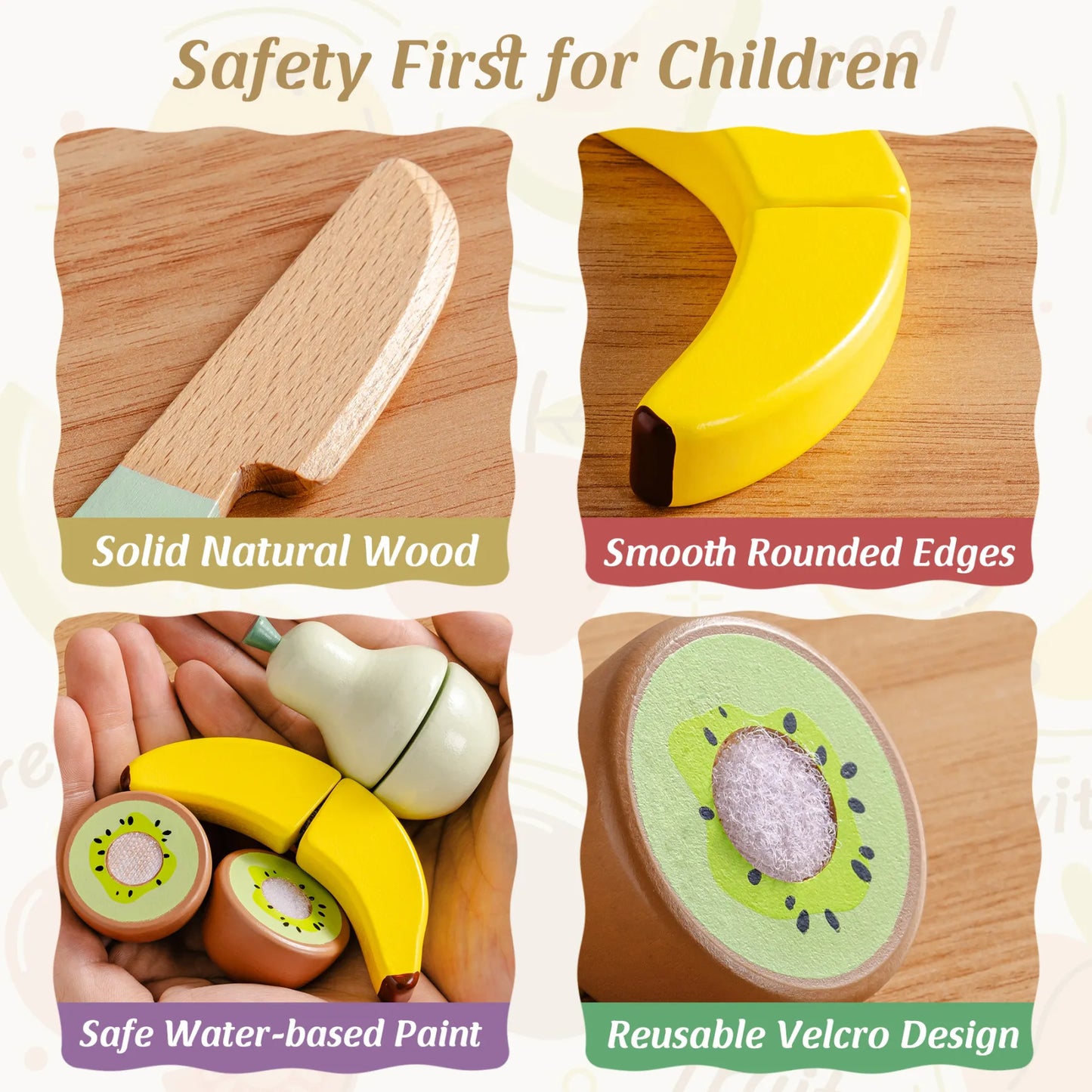 Set di cibo da picnic in legno per bambini ROBUD