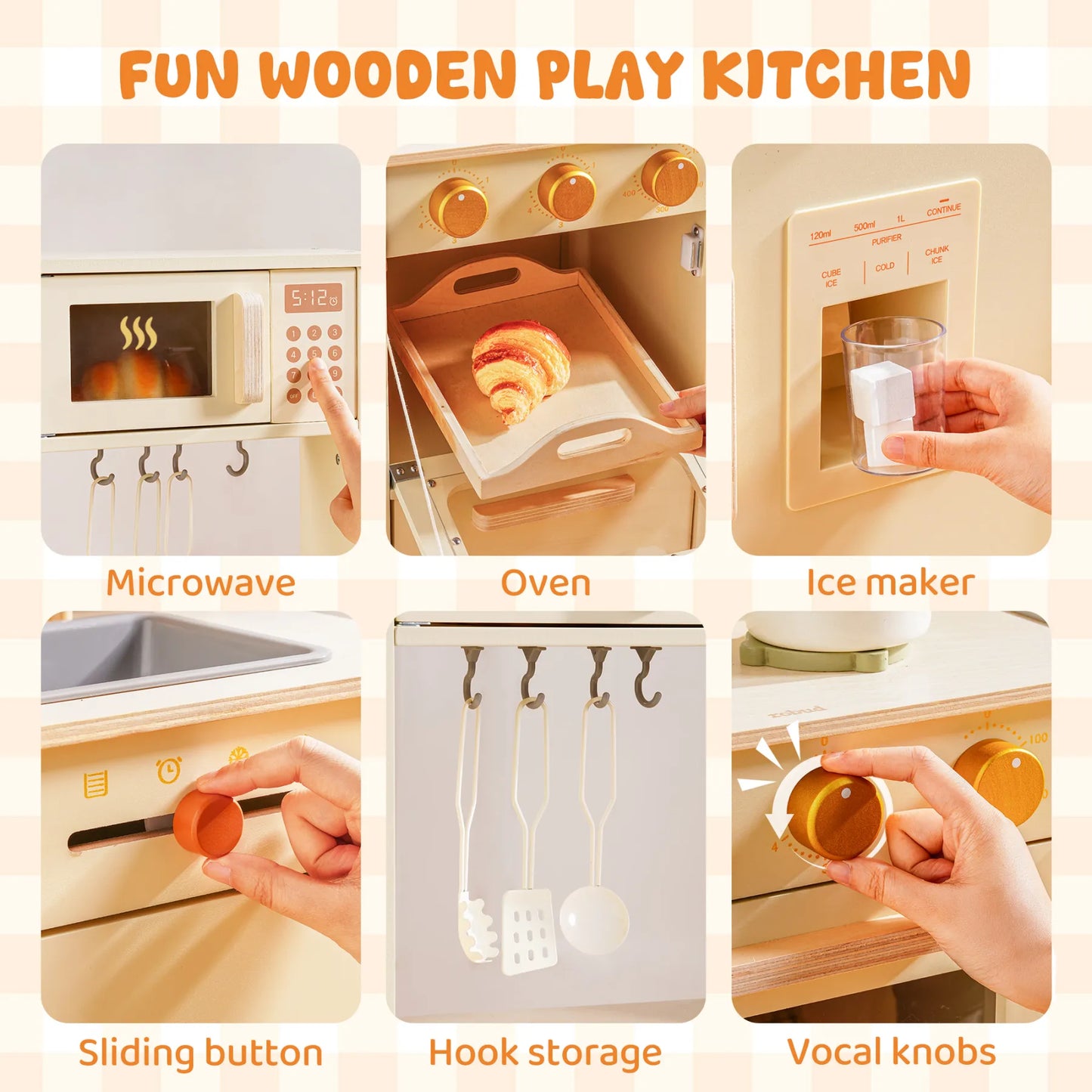 Set da cucina in legno per bambini ROBUD