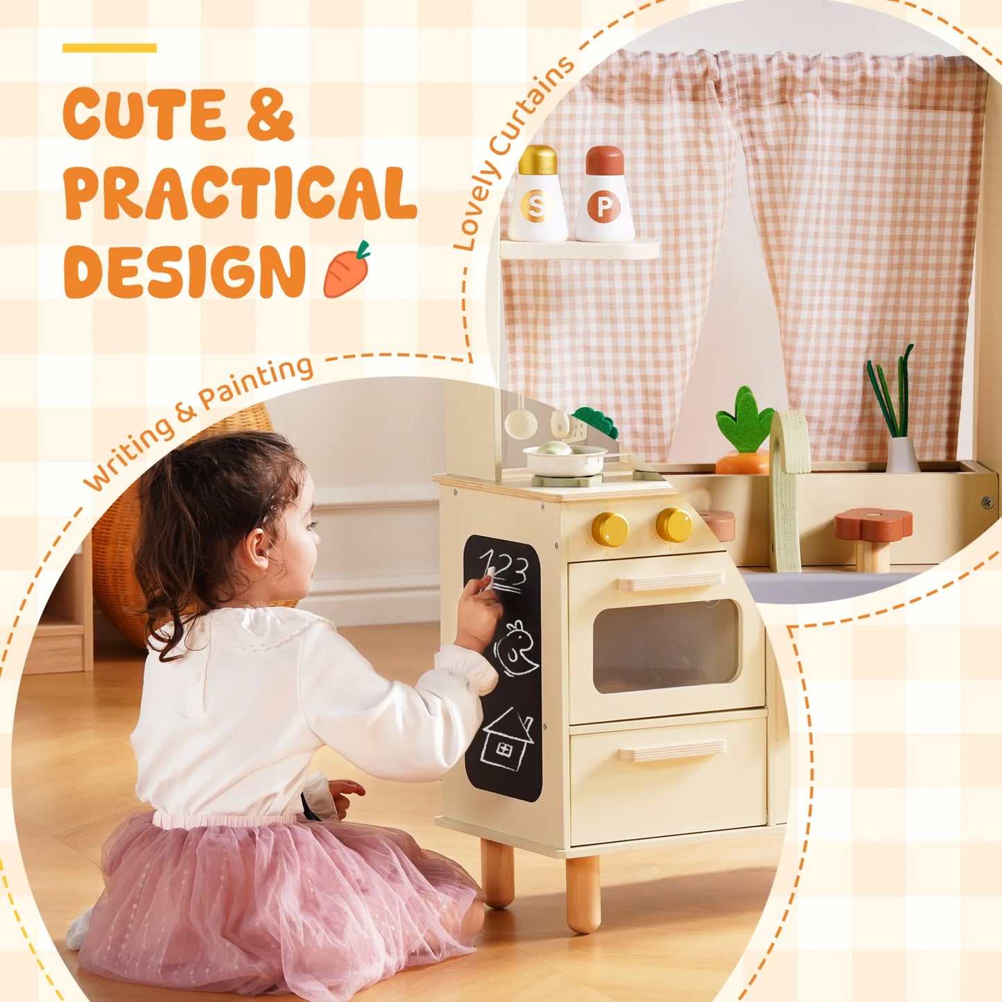 Set da cucina in legno per bambini ROBUD