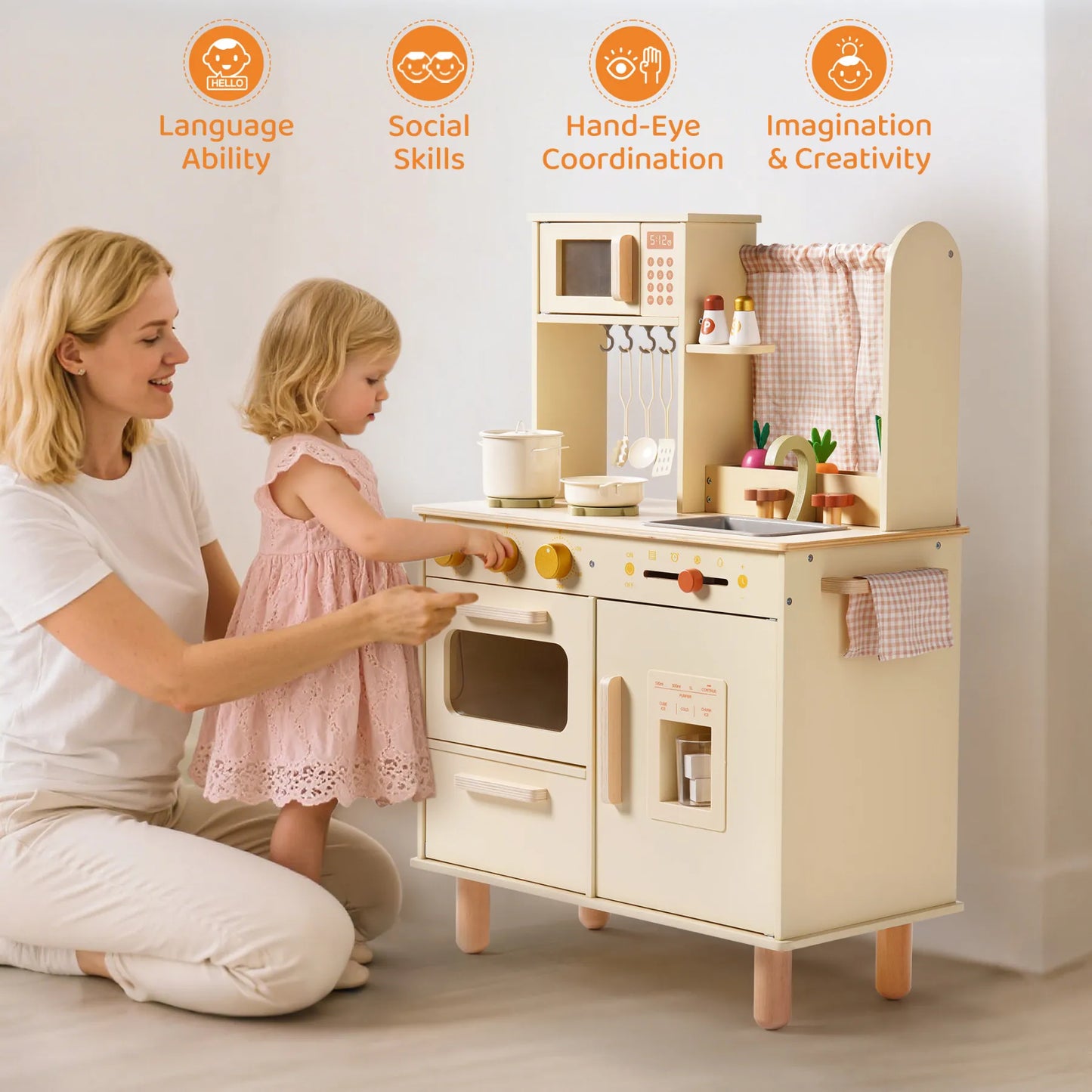 Set da cucina in legno per bambini ROBUD