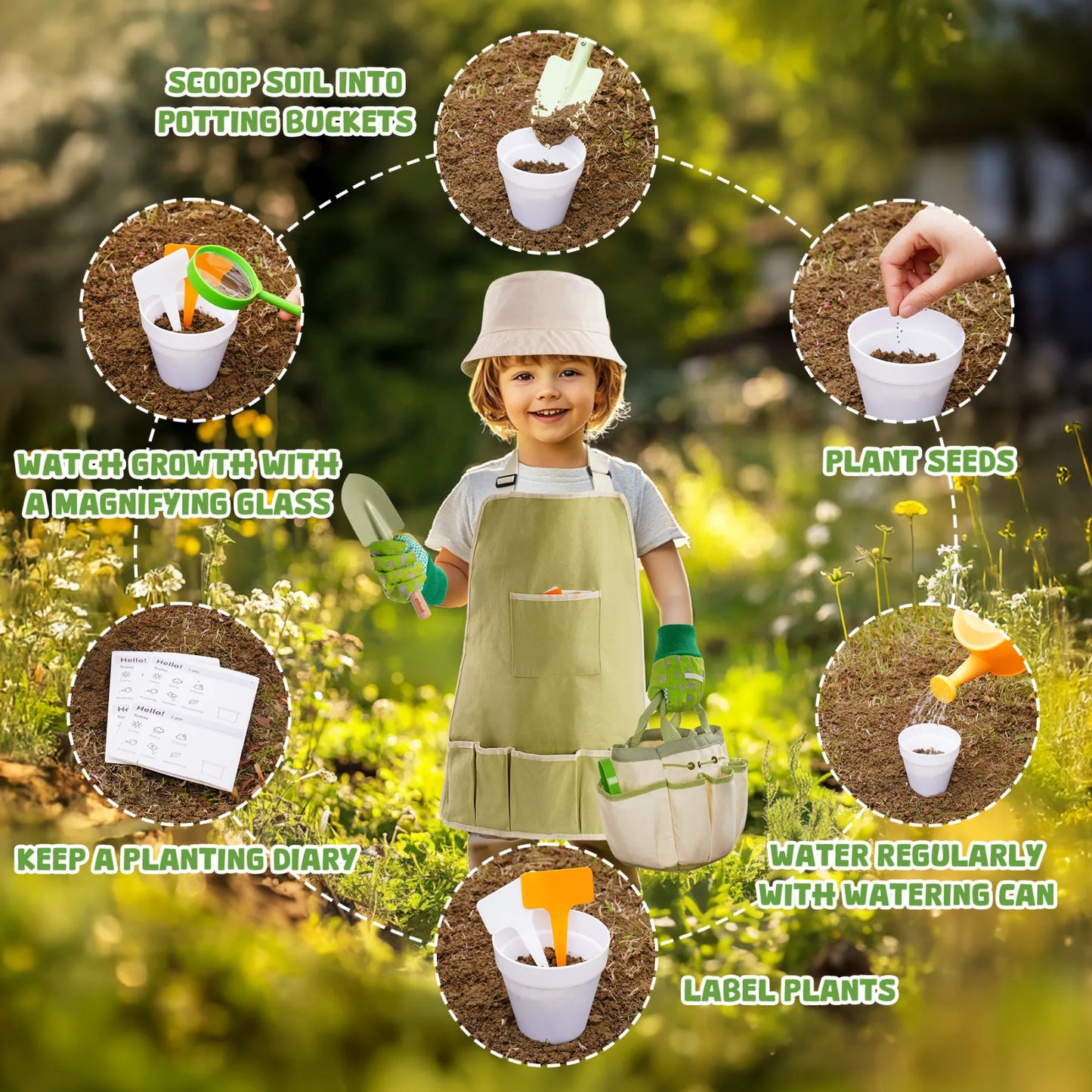 Set da giardinaggio per bambini ROBUD