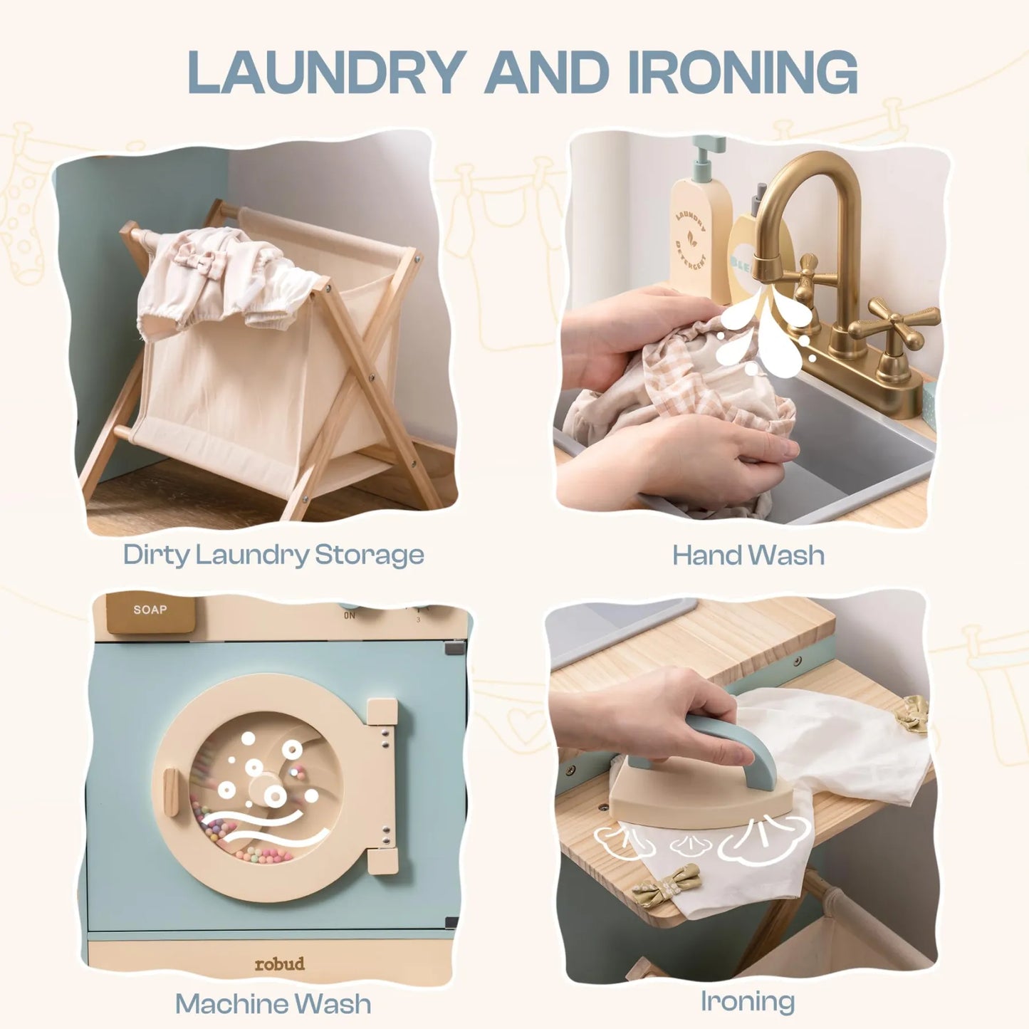 lavanderia in legno Robud