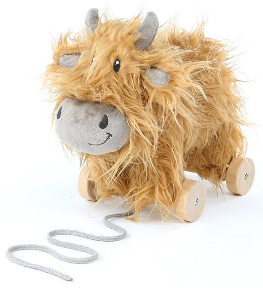 Mucca- Giocattolo da tirare