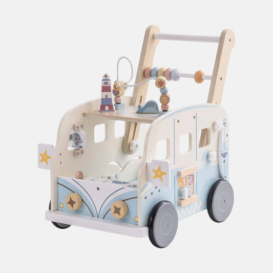 ROBUD Girello in legno per bambini - Vacaction Bus