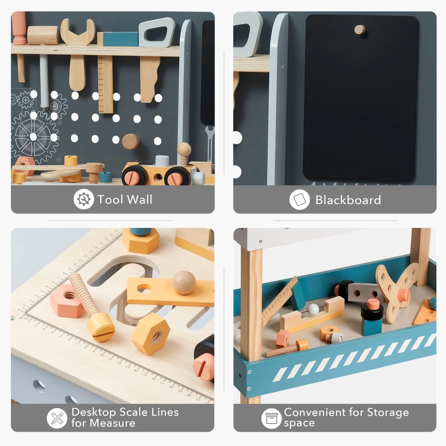 Banco da lavoro in legno ROBUD