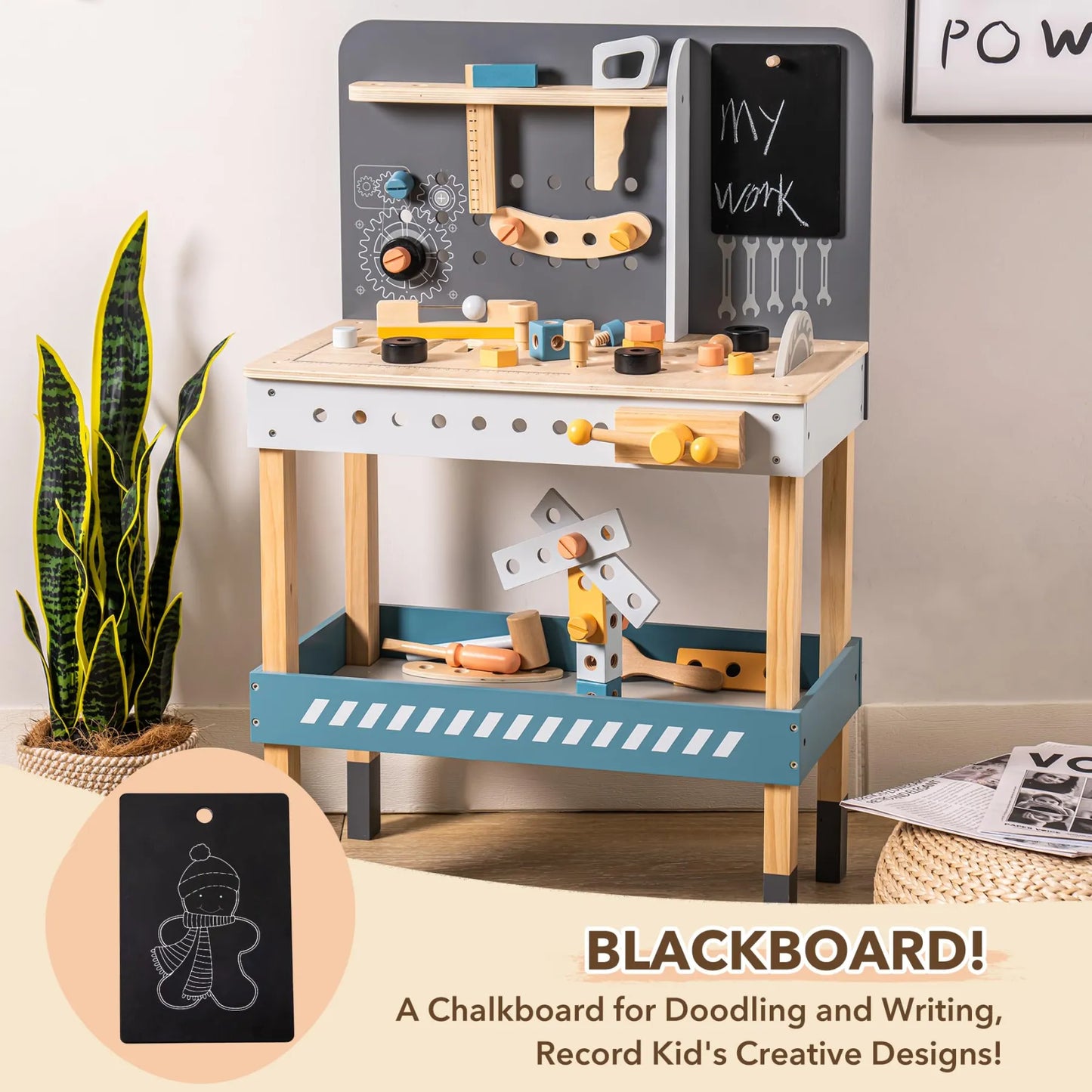 Banco da lavoro in legno ROBUD