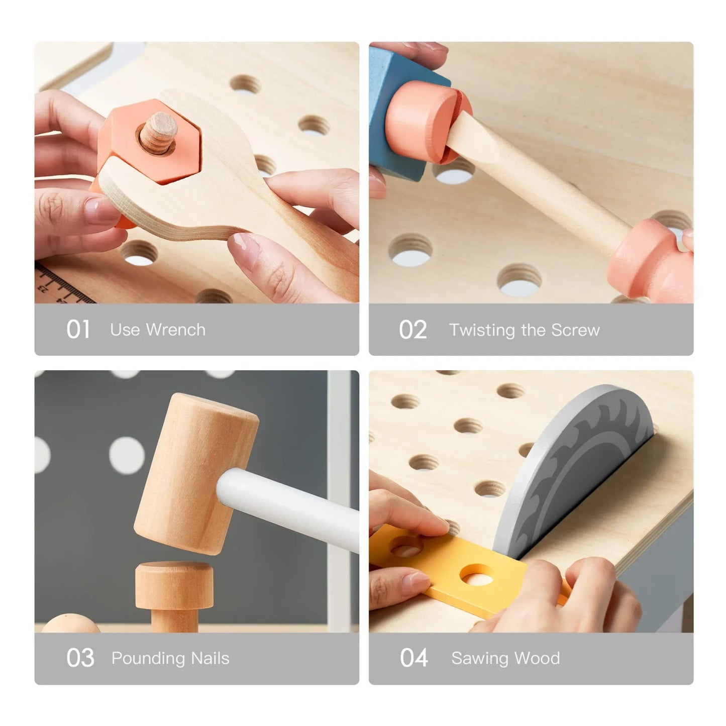 Banco da lavoro in legno ROBUD