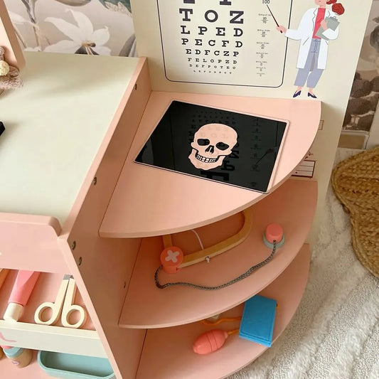 Set di giocattoli ROBUD in legno per attività del dottore