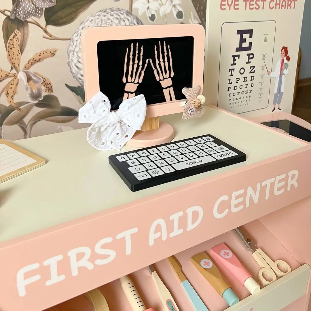 Set di giocattoli ROBUD in legno per attività del dottore