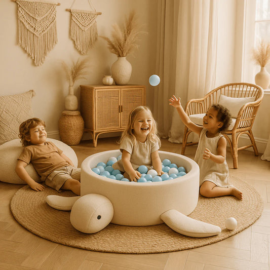 PISCINA CON PALLINE PER BAMBINI - TARTARUGA |
