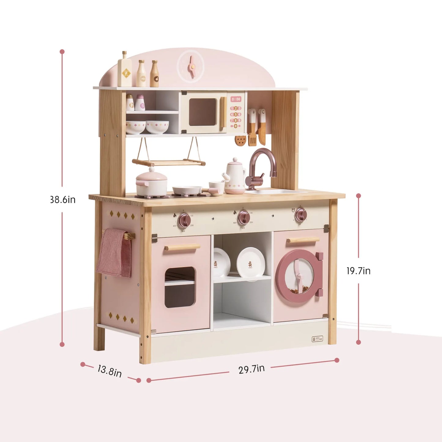 Cucina da Gioco in Legno ROBUD con Accessori Realistici